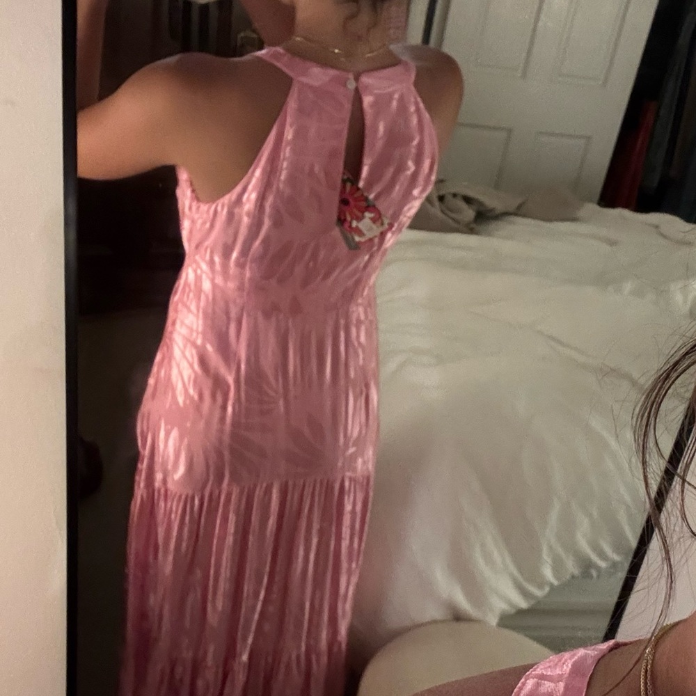 Anthropologie Pink Maxi Dress - Picture 3 of 8